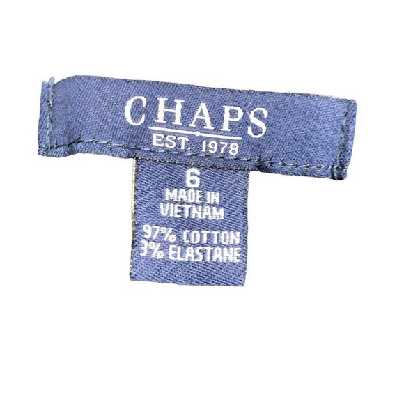 CHAPS NAVY‎ BLUE SHORTS SZ 6 NEW WITH TAG - Picture 8 of 8